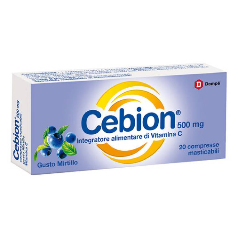 CEBION MAST MIRTIL VIT C 20CPR